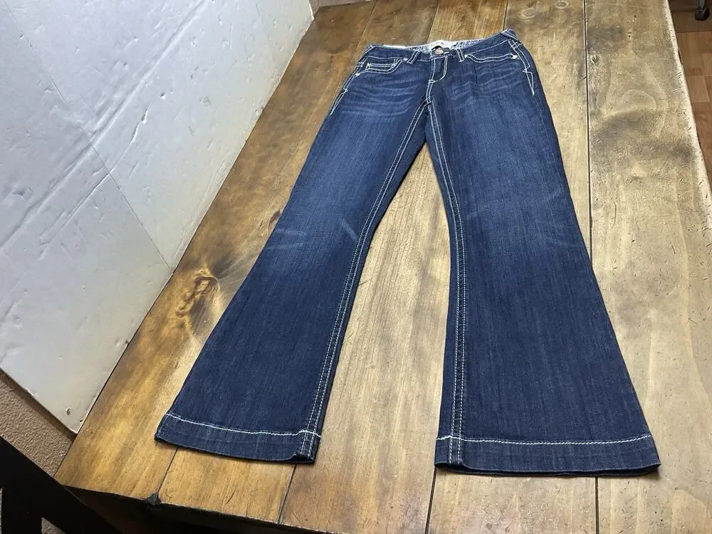 Ariat Real Girls Mid Rise Trouser Jeans 16 Embroidered Western Cowgirl NWT